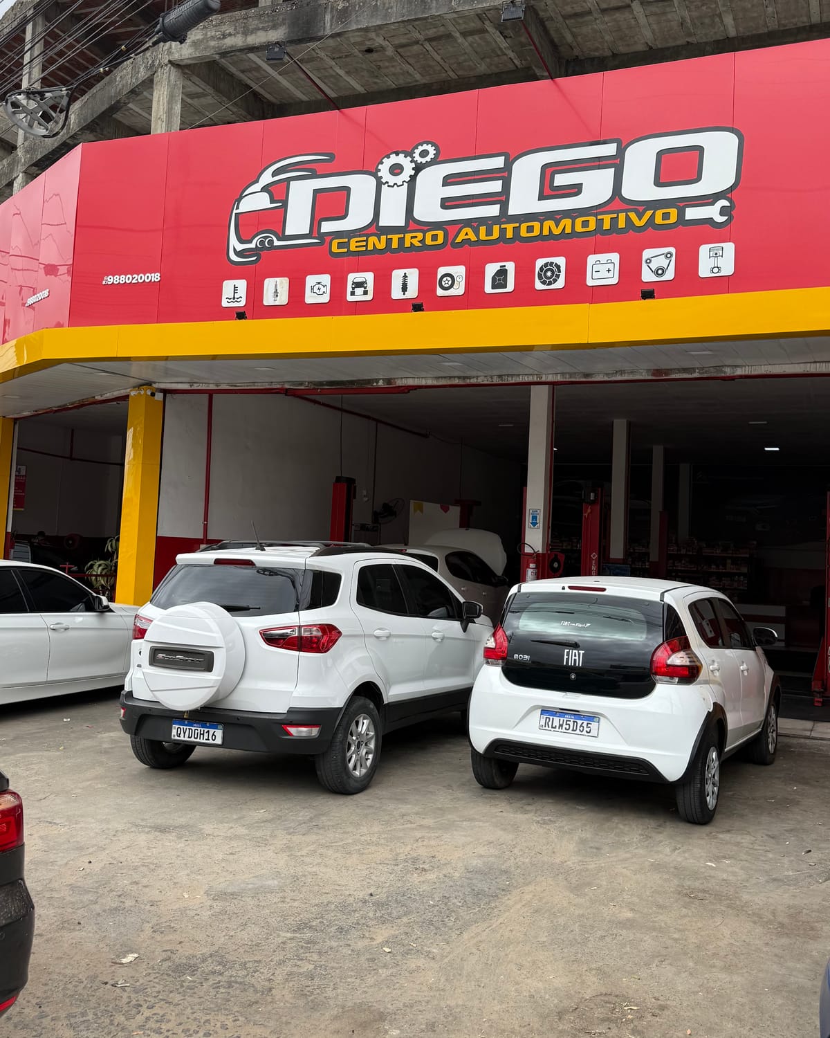 Estrutura da Diego Centro Automotivo